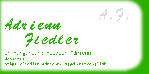 adrienn fiedler business card